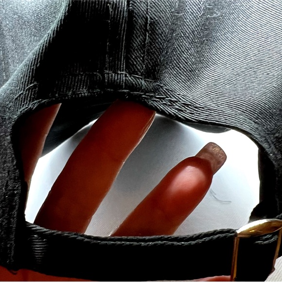 3D Jeweled Black TEDDY BEAR Design Adjustable Baseball Cap - New - Picture 7 of 7